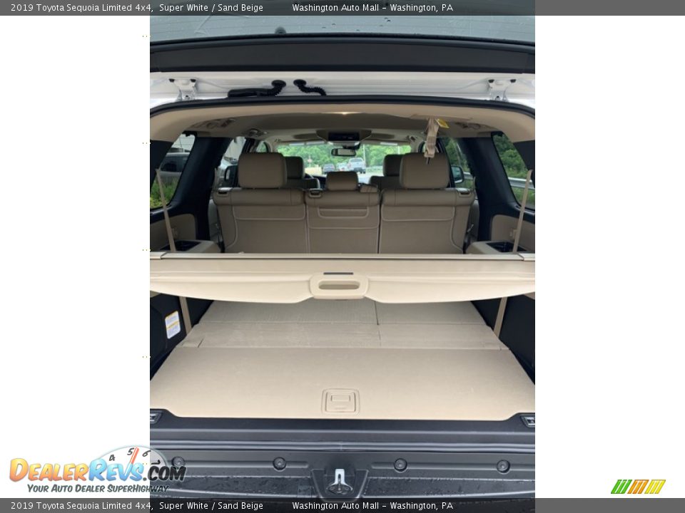 2019 Toyota Sequoia Limited 4x4 Super White / Sand Beige Photo #23