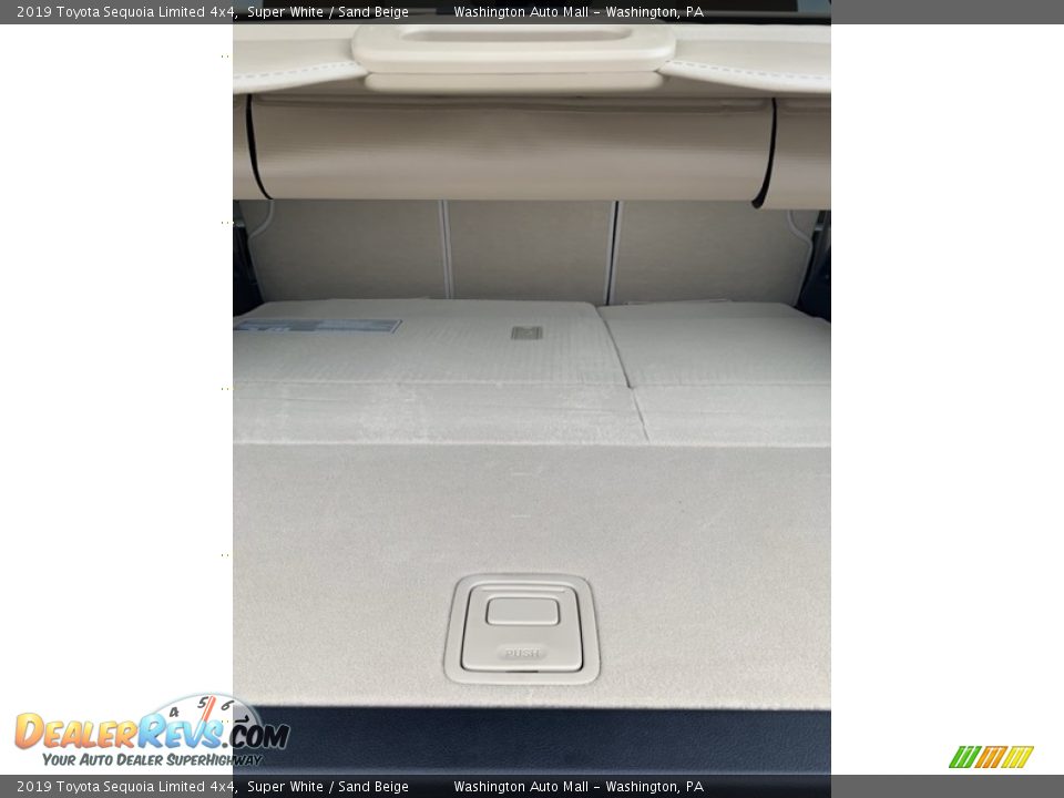 2019 Toyota Sequoia Limited 4x4 Super White / Sand Beige Photo #24