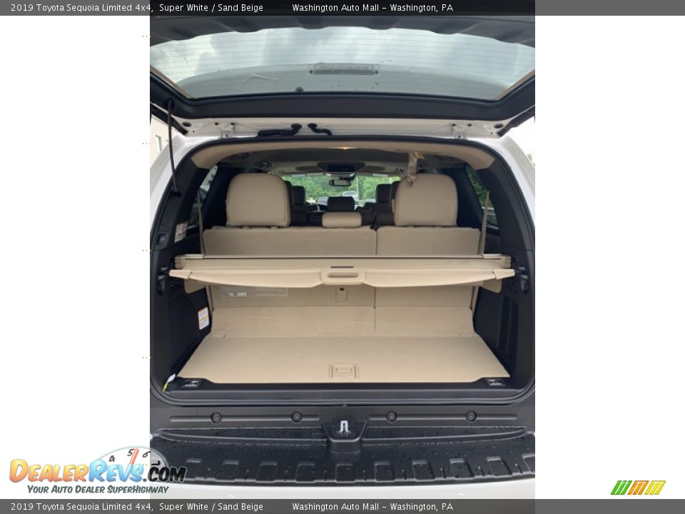 2019 Toyota Sequoia Limited 4x4 Super White / Sand Beige Photo #27