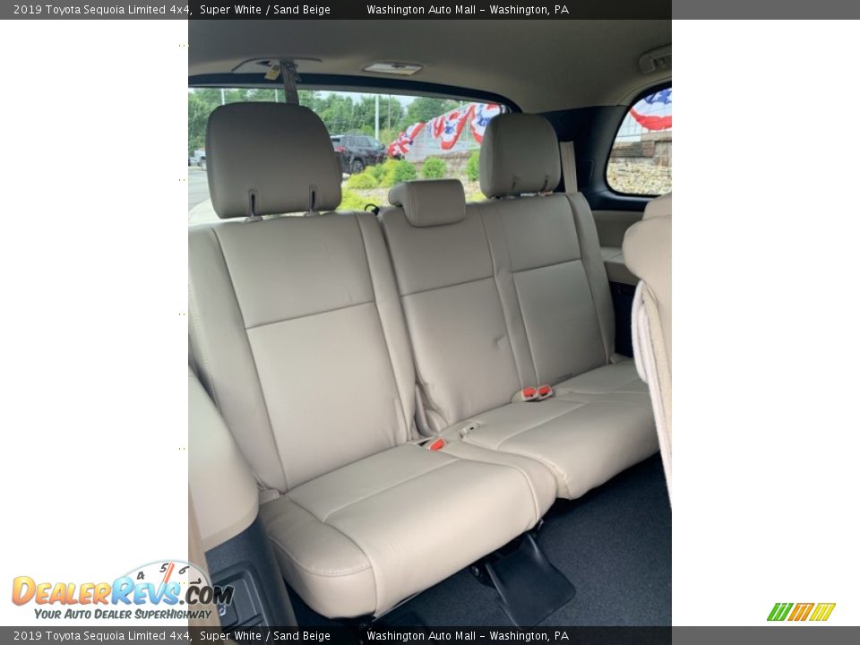 2019 Toyota Sequoia Limited 4x4 Super White / Sand Beige Photo #30