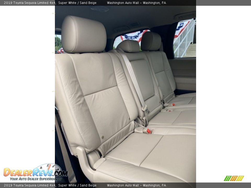 2019 Toyota Sequoia Limited 4x4 Super White / Sand Beige Photo #32