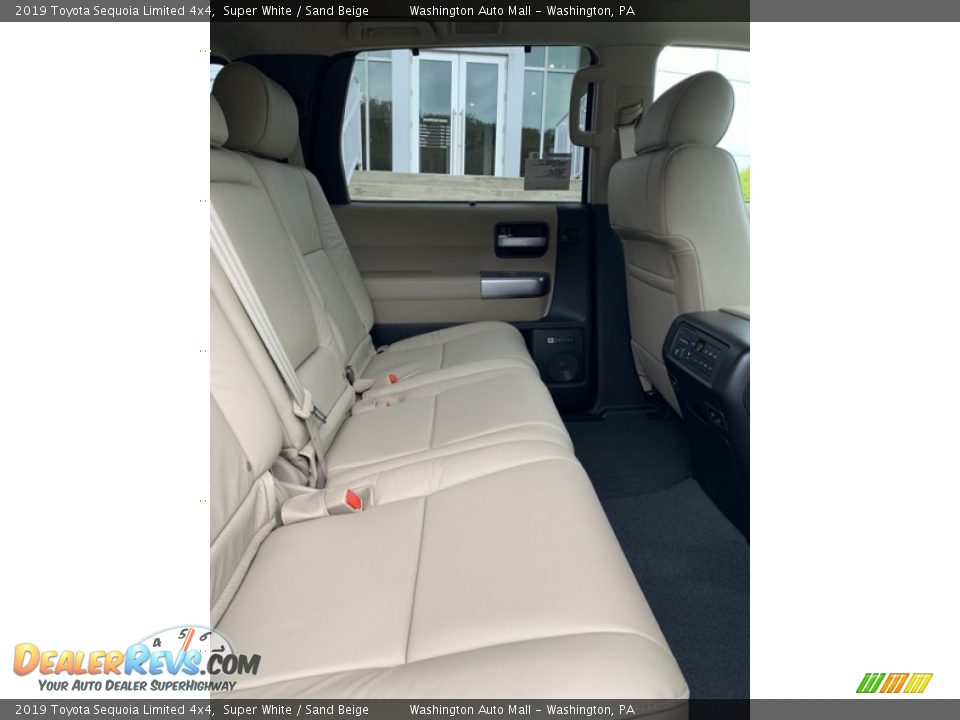 2019 Toyota Sequoia Limited 4x4 Super White / Sand Beige Photo #33