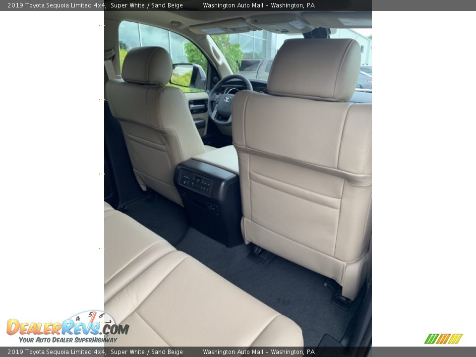 2019 Toyota Sequoia Limited 4x4 Super White / Sand Beige Photo #34