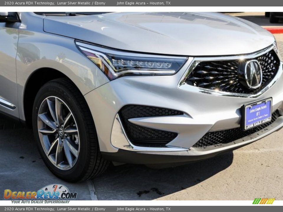 2020 Acura RDX Technology Lunar Silver Metallic / Ebony Photo #11