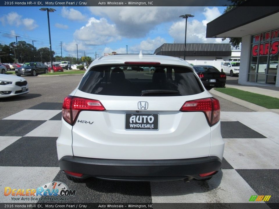 2016 Honda HR-V EX Misty Green Pearl / Gray Photo #4