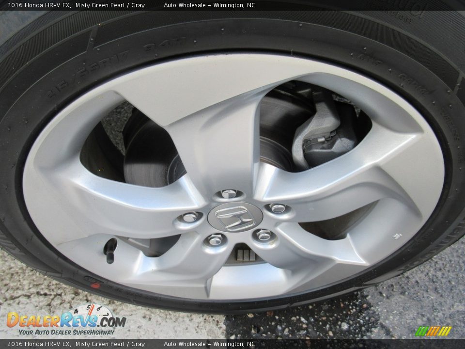 2016 Honda HR-V EX Misty Green Pearl / Gray Photo #7