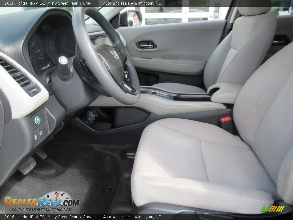 2016 Honda HR-V EX Misty Green Pearl / Gray Photo #10