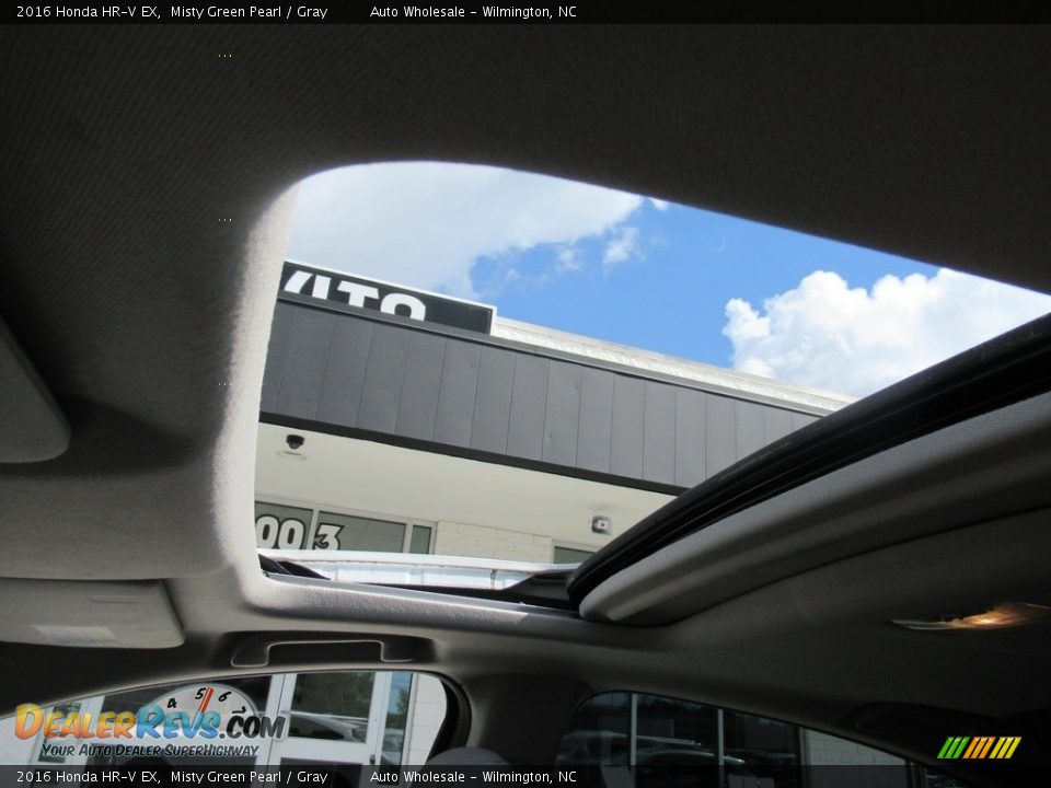 2016 Honda HR-V EX Misty Green Pearl / Gray Photo #14