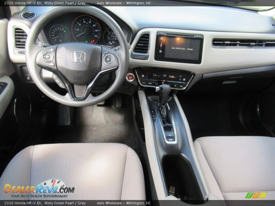 2016 Honda HR-V EX Misty Green Pearl / Gray Photo #15