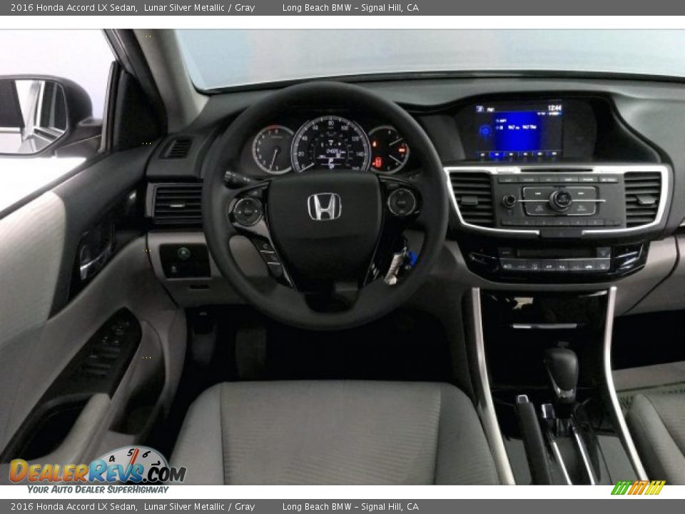 2016 Honda Accord LX Sedan Lunar Silver Metallic / Gray Photo #4
