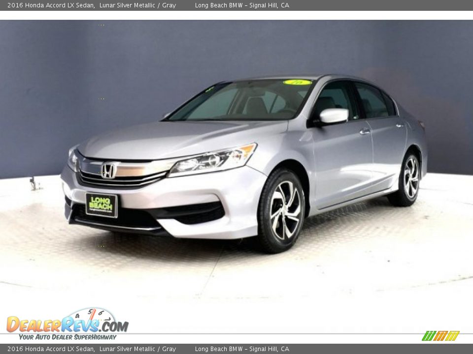 2016 Honda Accord LX Sedan Lunar Silver Metallic / Gray Photo #12