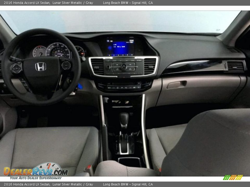 2016 Honda Accord LX Sedan Lunar Silver Metallic / Gray Photo #20