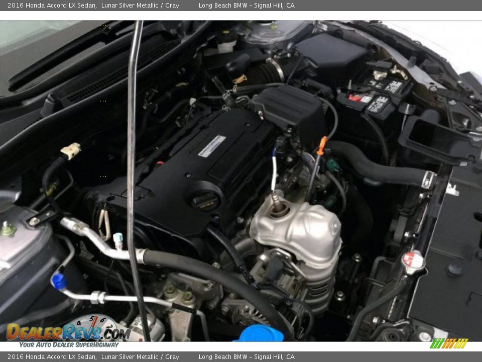 2016 Honda Accord LX Sedan Lunar Silver Metallic / Gray Photo #26