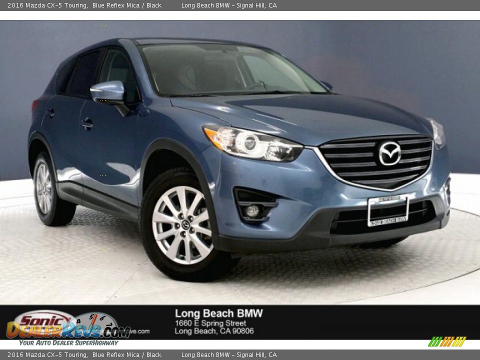 2016 Mazda CX-5 Touring Blue Reflex Mica / Black Photo #1