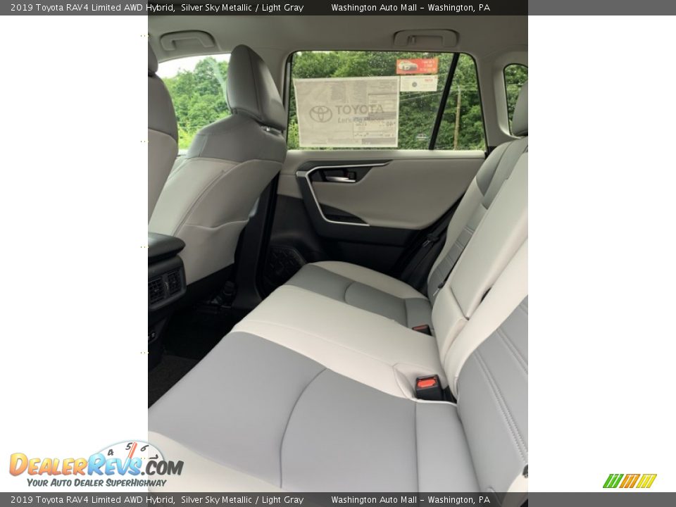 2019 Toyota RAV4 Limited AWD Hybrid Silver Sky Metallic / Light Gray Photo #18