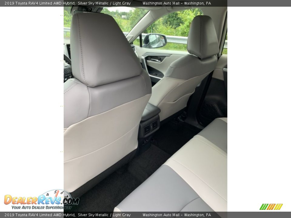 2019 Toyota RAV4 Limited AWD Hybrid Silver Sky Metallic / Light Gray Photo #19