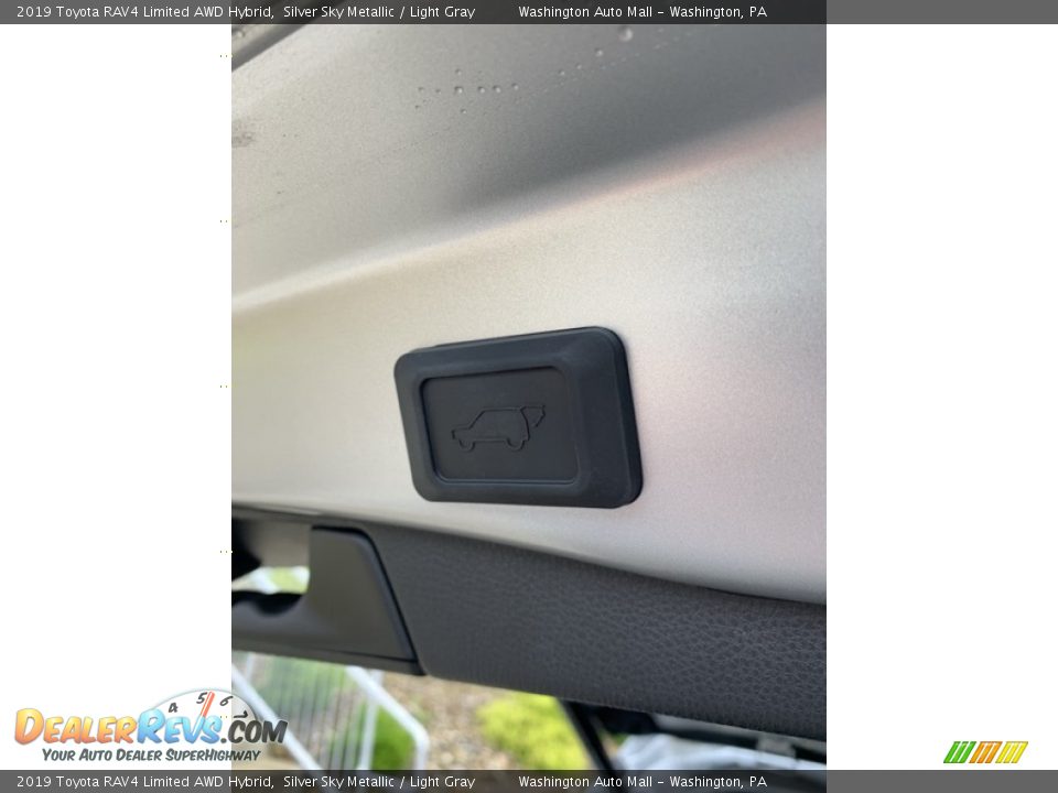 2019 Toyota RAV4 Limited AWD Hybrid Silver Sky Metallic / Light Gray Photo #25