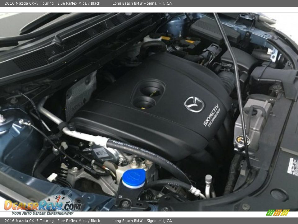2016 Mazda CX-5 Touring Blue Reflex Mica / Black Photo #27
