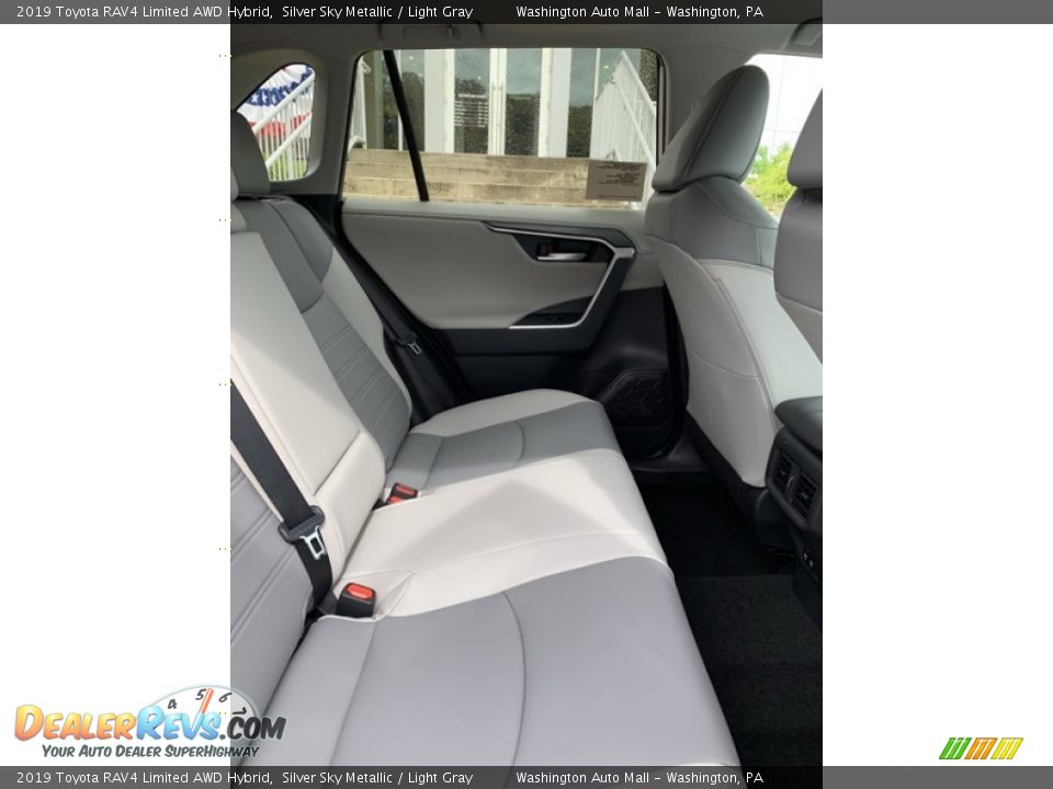 2019 Toyota RAV4 Limited AWD Hybrid Silver Sky Metallic / Light Gray Photo #30