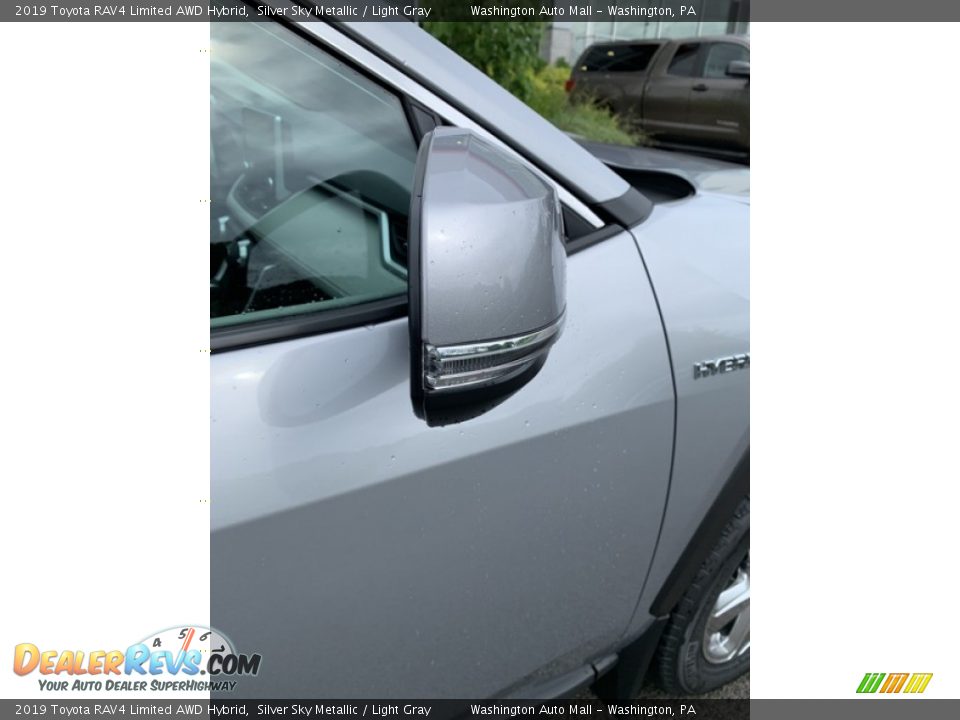 2019 Toyota RAV4 Limited AWD Hybrid Silver Sky Metallic / Light Gray Photo #36