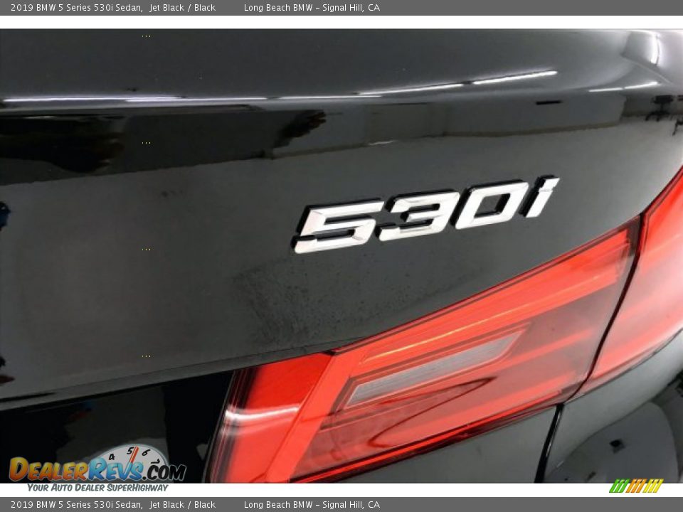 2019 BMW 5 Series 530i Sedan Jet Black / Black Photo #7