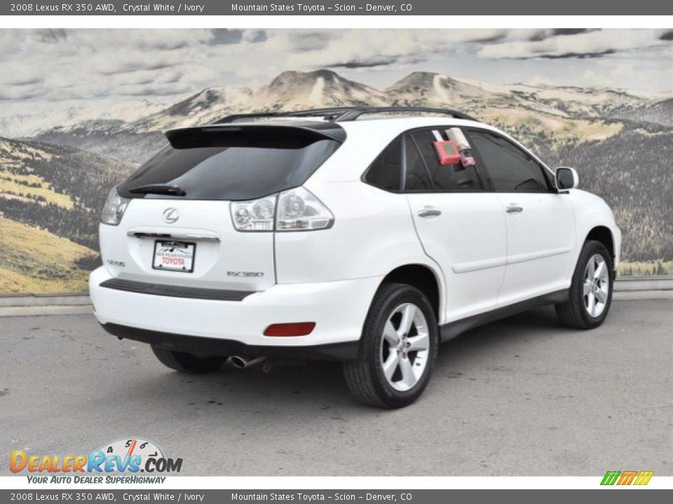 2008 Lexus RX 350 AWD Crystal White / Ivory Photo #3
