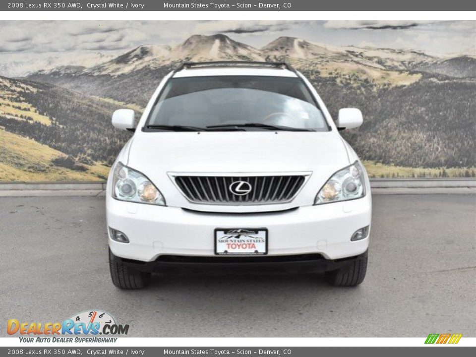 2008 Lexus RX 350 AWD Crystal White / Ivory Photo #4