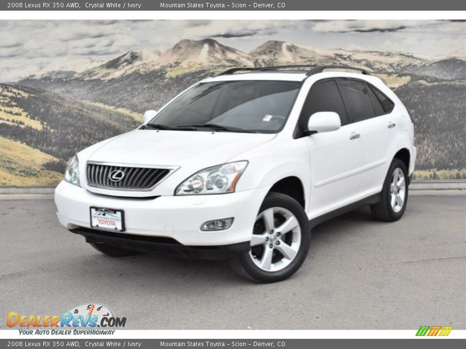 2008 Lexus RX 350 AWD Crystal White / Ivory Photo #5