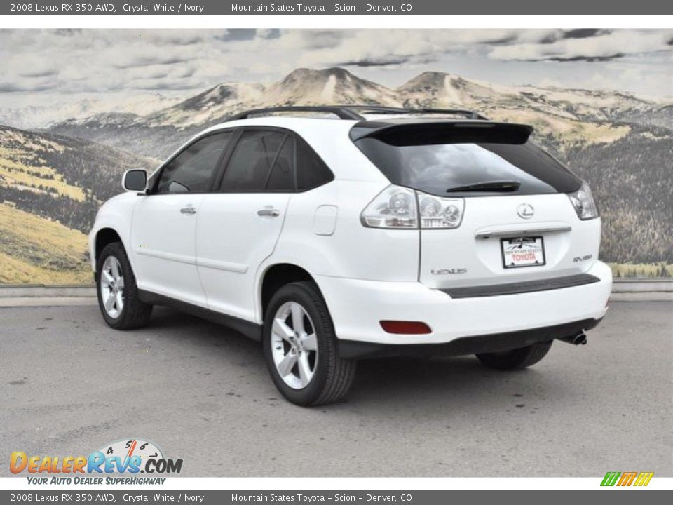 2008 Lexus RX 350 AWD Crystal White / Ivory Photo #7