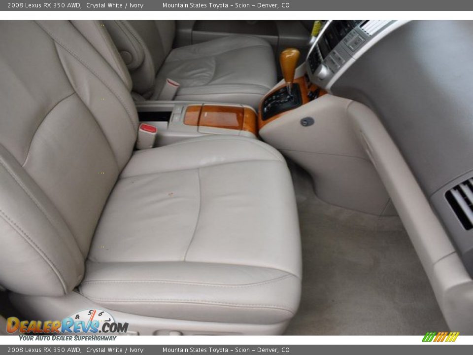 2008 Lexus RX 350 AWD Crystal White / Ivory Photo #18