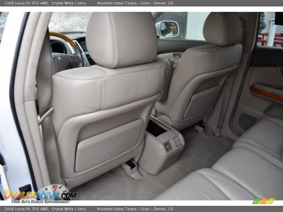 2008 Lexus RX 350 AWD Crystal White / Ivory Photo #20