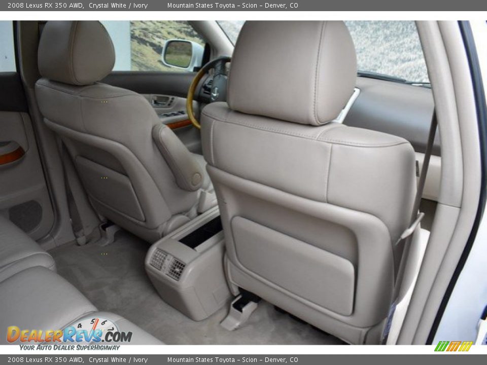 2008 Lexus RX 350 AWD Crystal White / Ivory Photo #21