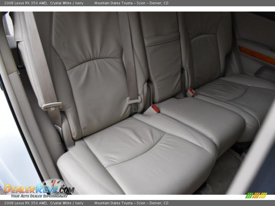 2008 Lexus RX 350 AWD Crystal White / Ivory Photo #23