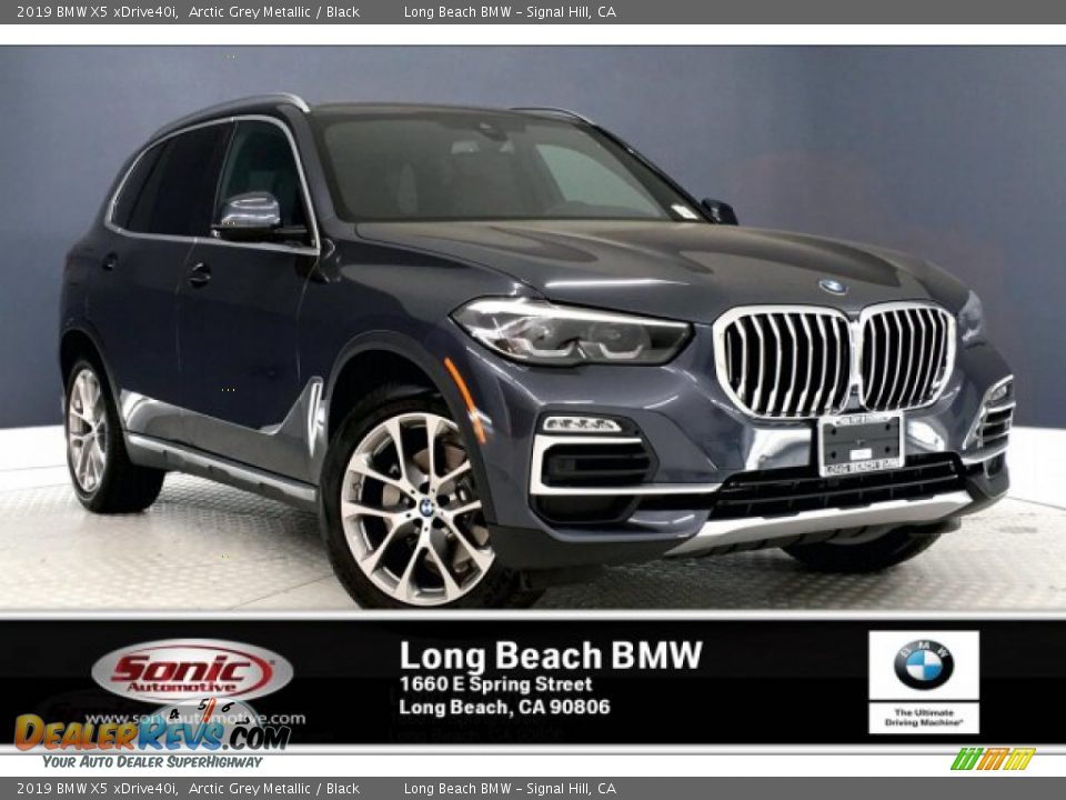 2019 BMW X5 xDrive40i Arctic Grey Metallic / Black Photo #1