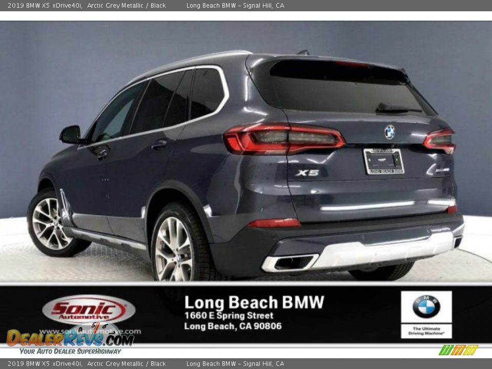 2019 BMW X5 xDrive40i Arctic Grey Metallic / Black Photo #2