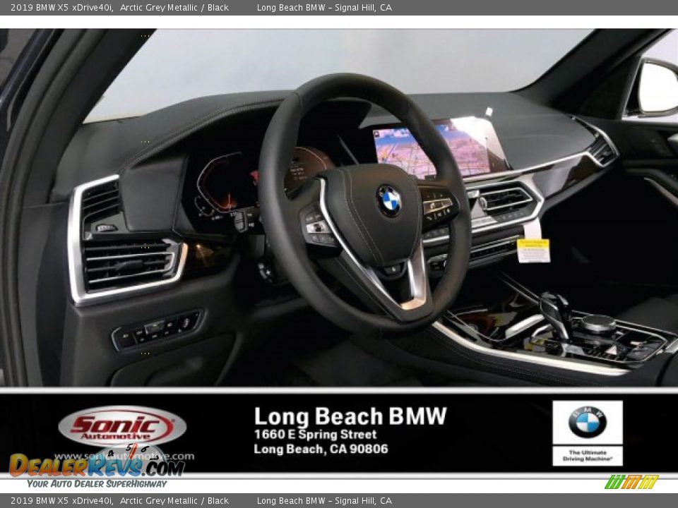 2019 BMW X5 xDrive40i Arctic Grey Metallic / Black Photo #4