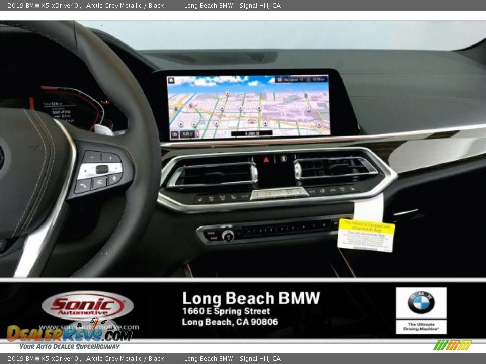 2019 BMW X5 xDrive40i Arctic Grey Metallic / Black Photo #5