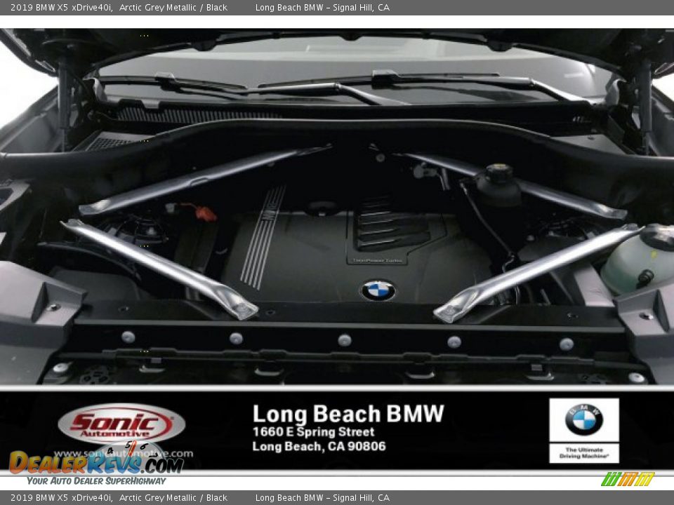 2019 BMW X5 xDrive40i Arctic Grey Metallic / Black Photo #8
