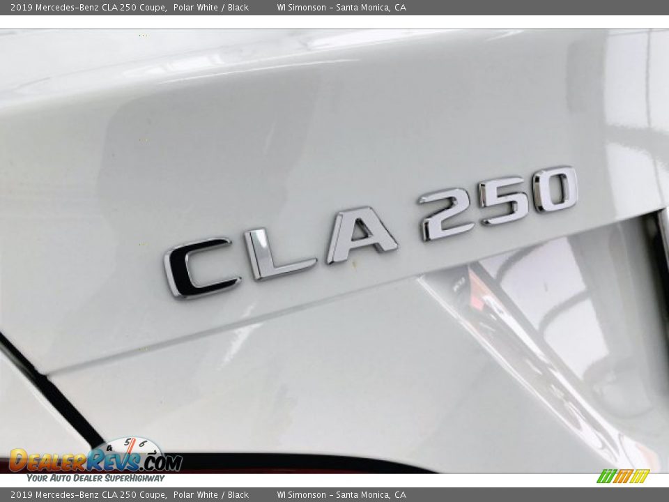 2019 Mercedes-Benz CLA 250 Coupe Polar White / Black Photo #7