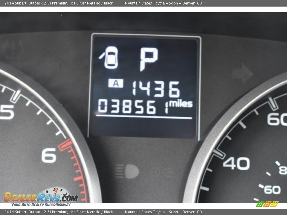 2014 Subaru Outback 2.5i Premium Ice Silver Metallic / Black Photo #29