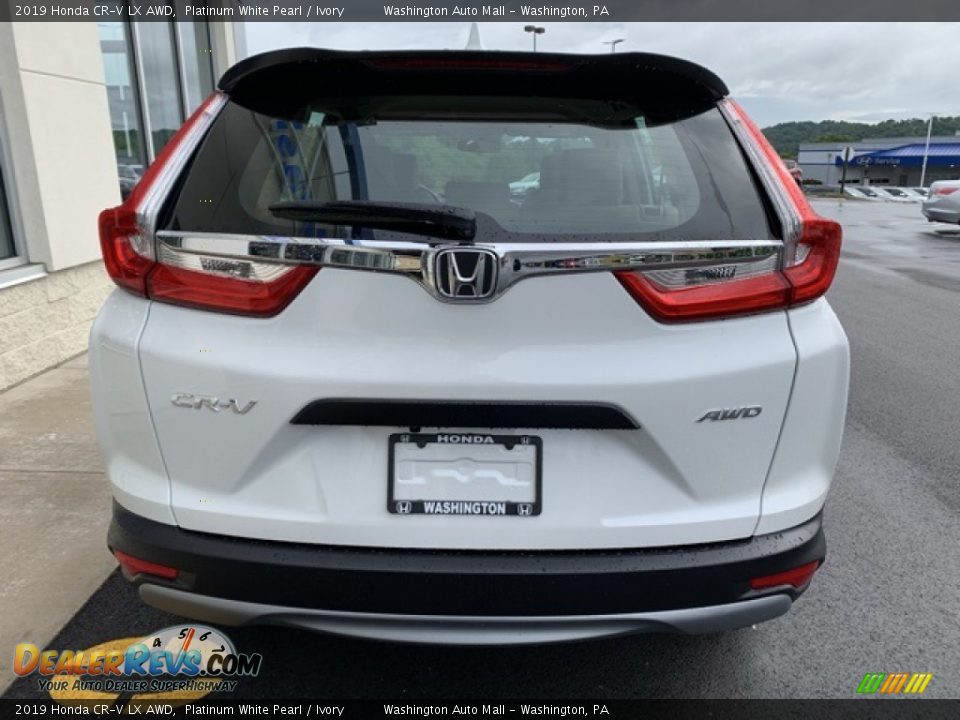 2019 Honda CR-V LX AWD Platinum White Pearl / Ivory Photo #6