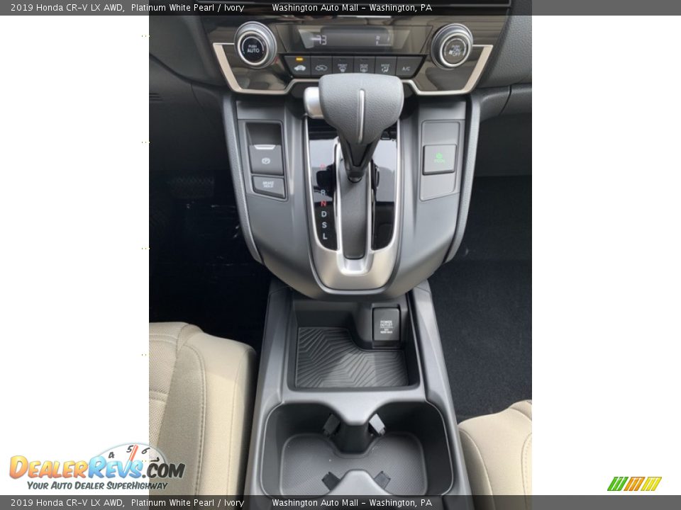 2019 Honda CR-V LX AWD Platinum White Pearl / Ivory Photo #33