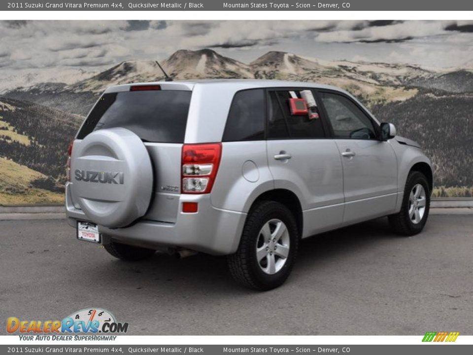 2011 Suzuki Grand Vitara Premium 4x4 Quicksilver Metallic / Black Photo #3