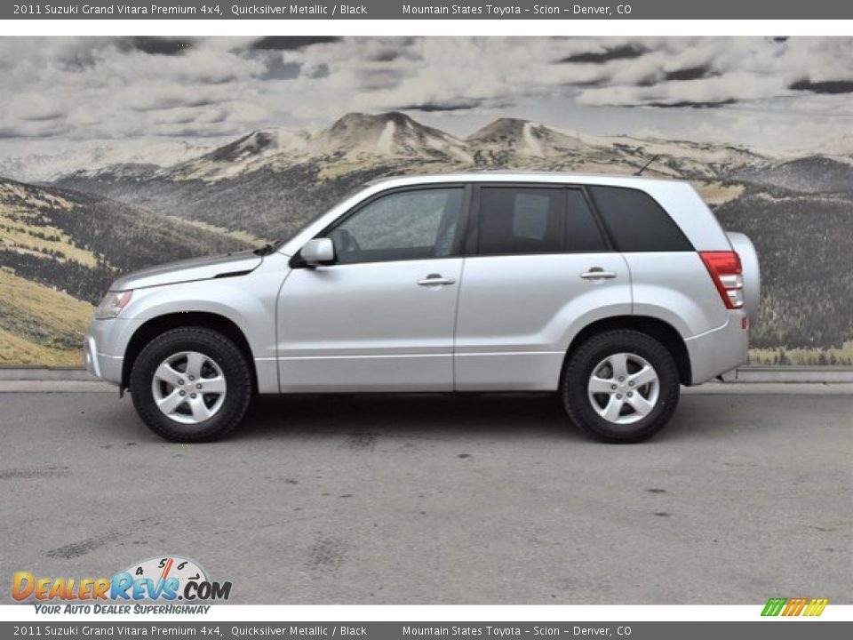 2011 Suzuki Grand Vitara Premium 4x4 Quicksilver Metallic / Black Photo #6