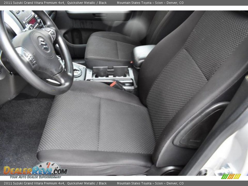 2011 Suzuki Grand Vitara Premium 4x4 Quicksilver Metallic / Black Photo #11