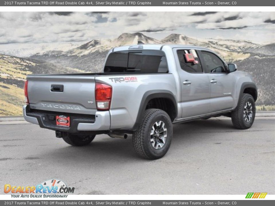 2017 Toyota Tacoma TRD Off Road Double Cab 4x4 Silver Sky Metallic / TRD Graphite Photo #3