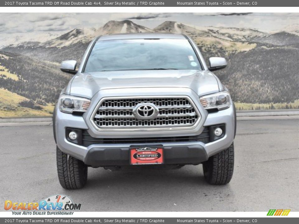 2017 Toyota Tacoma TRD Off Road Double Cab 4x4 Silver Sky Metallic / TRD Graphite Photo #4