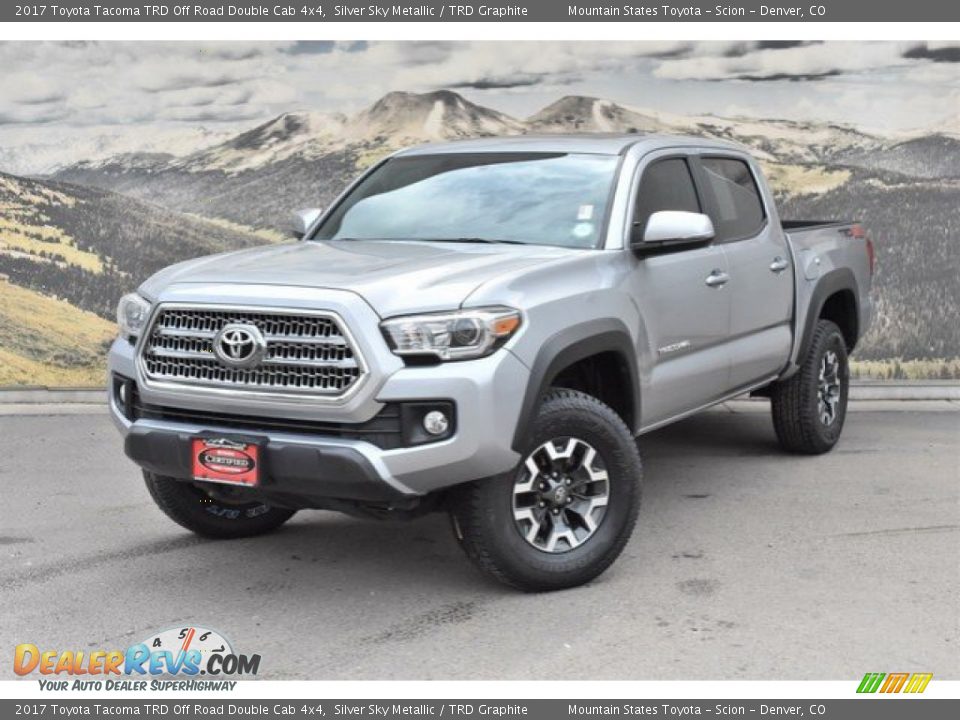 2017 Toyota Tacoma TRD Off Road Double Cab 4x4 Silver Sky Metallic / TRD Graphite Photo #5