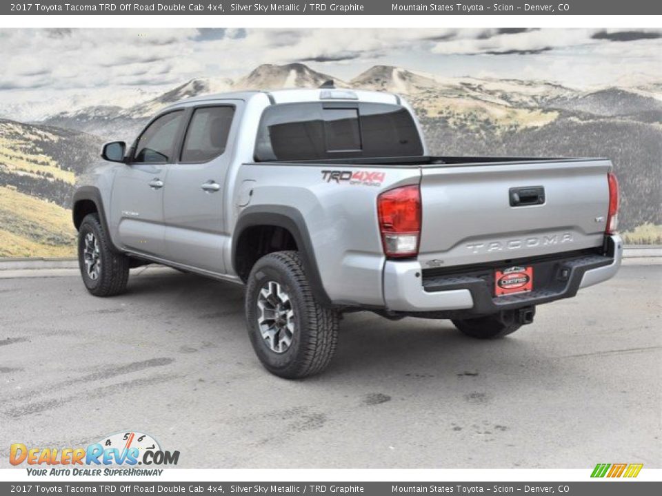 2017 Toyota Tacoma TRD Off Road Double Cab 4x4 Silver Sky Metallic / TRD Graphite Photo #7