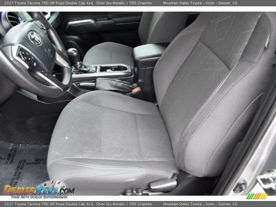 2017 Toyota Tacoma TRD Off Road Double Cab 4x4 Silver Sky Metallic / TRD Graphite Photo #11